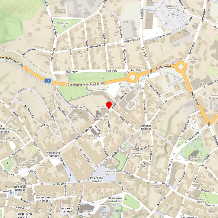 Mapa školy z Mapy.cz