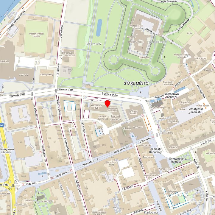 Mapa školy z Mapy.cz