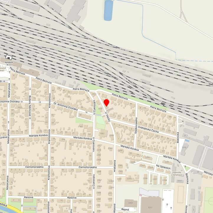 Mapa školy z Mapy.cz