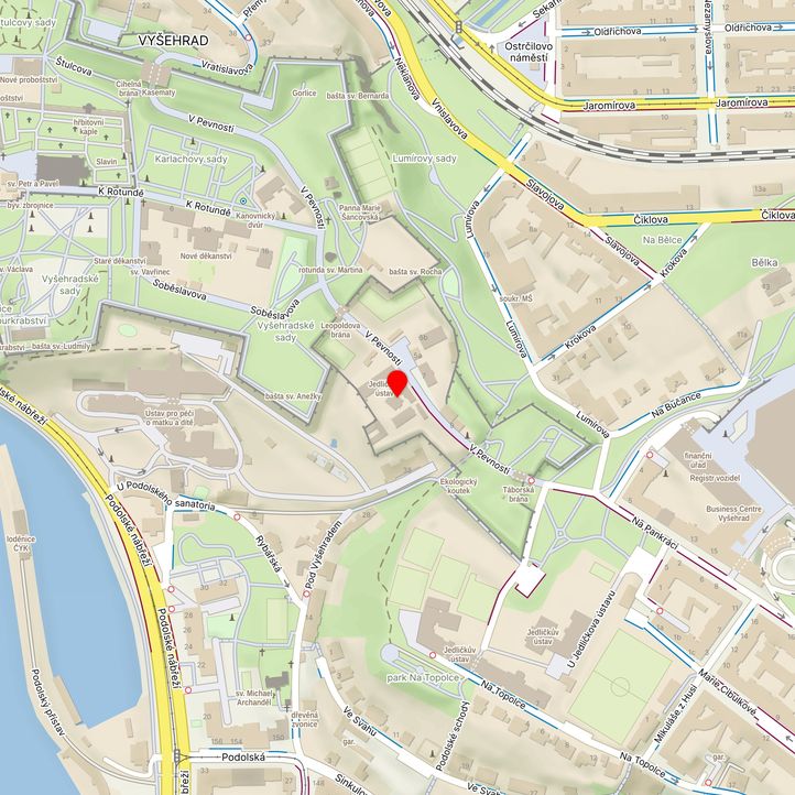 Mapa školy z Mapy.cz