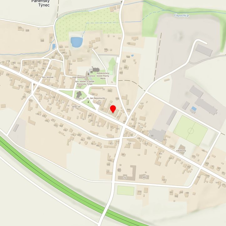 Mapa školy z Mapy.cz