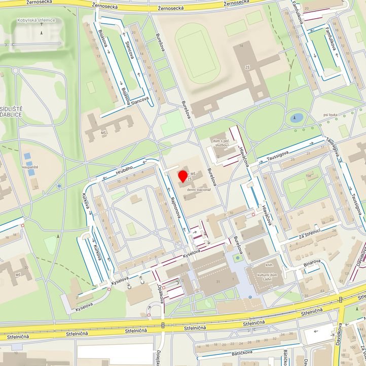 Mapa školy z Mapy.cz