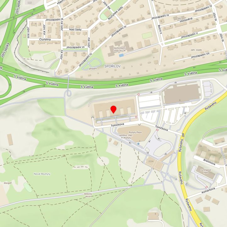 Mapa školy z Mapy.cz