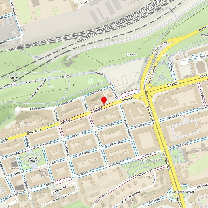 Mapa školy z Mapy.cz