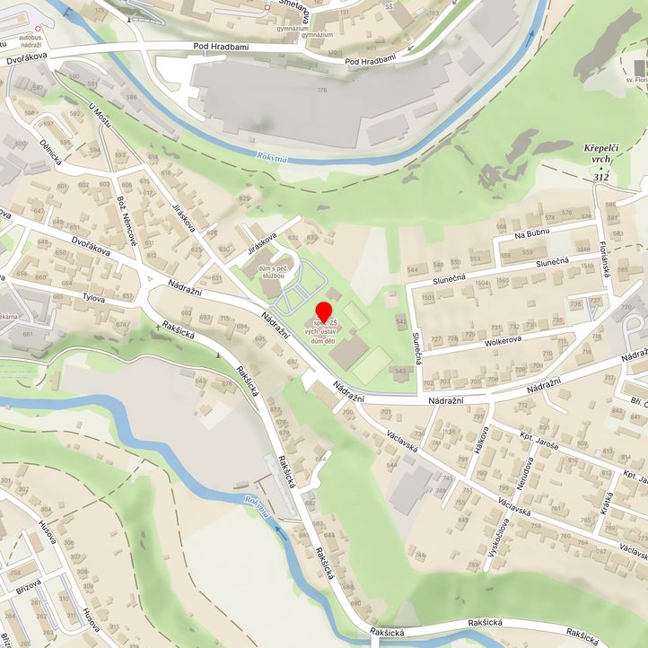 Mapa školy z Mapy.cz