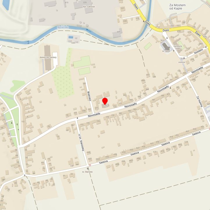 Mapa školy z Mapy.cz