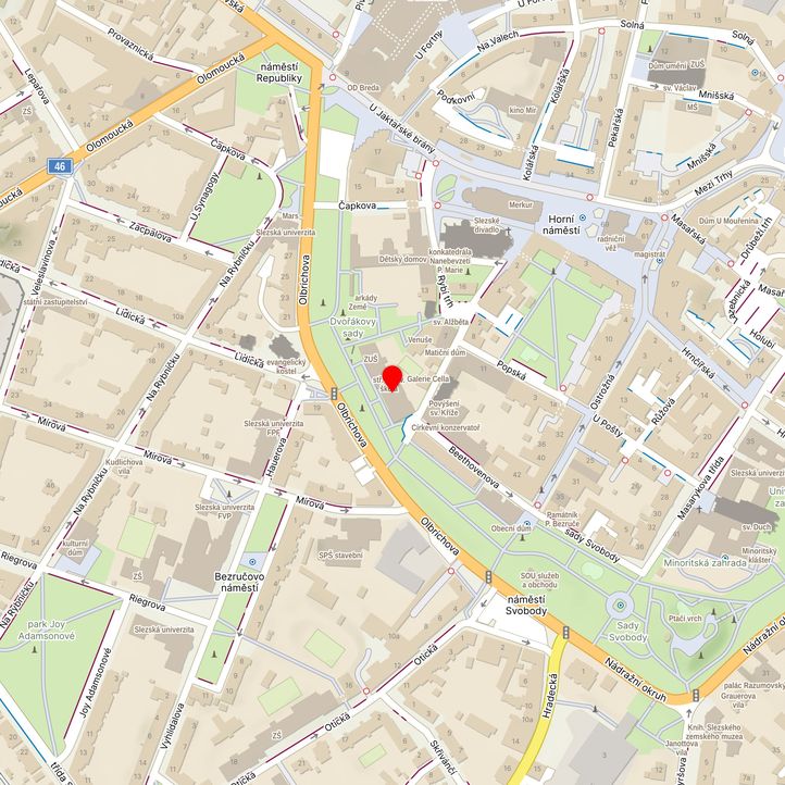 Mapa školy z Mapy.cz