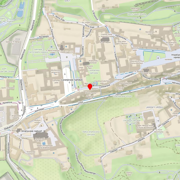 Mapa školy z Mapy.cz