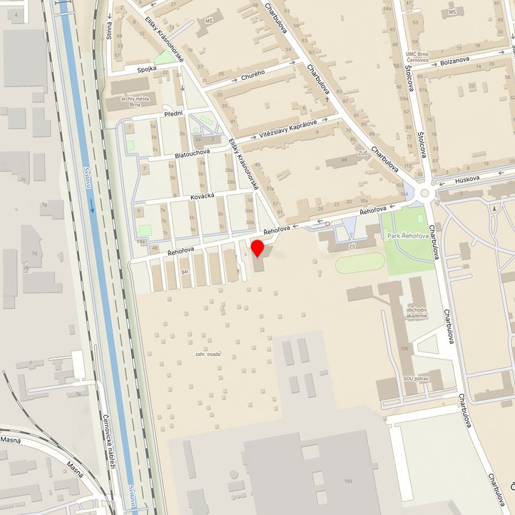 Mapa školy z Mapy.cz