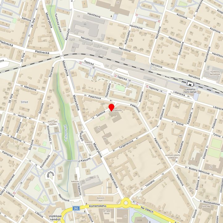 Mapa školy z Mapy.cz