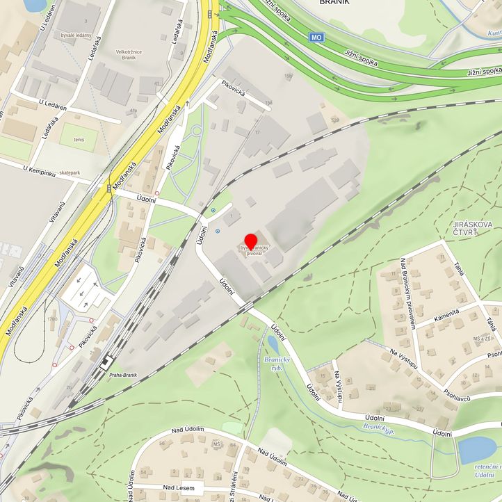 Mapa školy z Mapy.cz