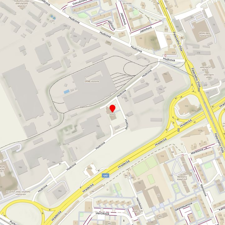 Mapa školy z Mapy.cz