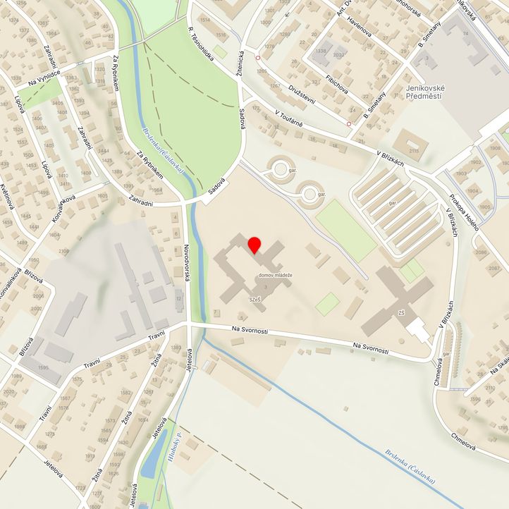 Mapa školy z Mapy.cz