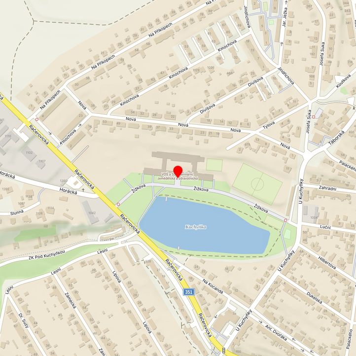 Mapa školy z Mapy.cz