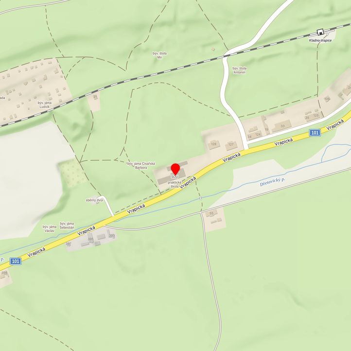 Mapa školy z Mapy.cz