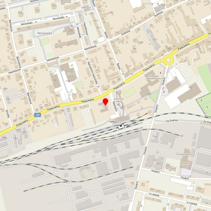 Mapa školy z Mapy.cz