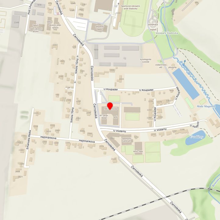 Mapa školy z Mapy.cz