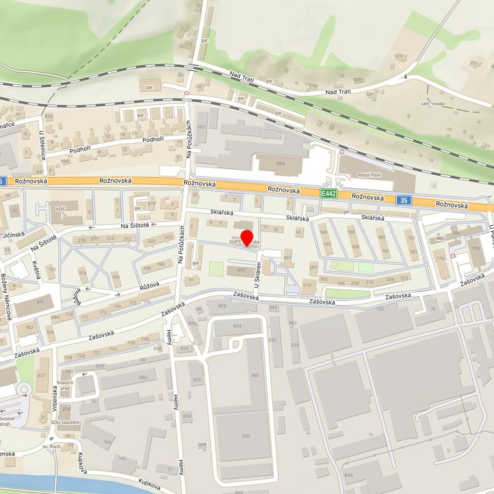 Mapa školy z Mapy.cz