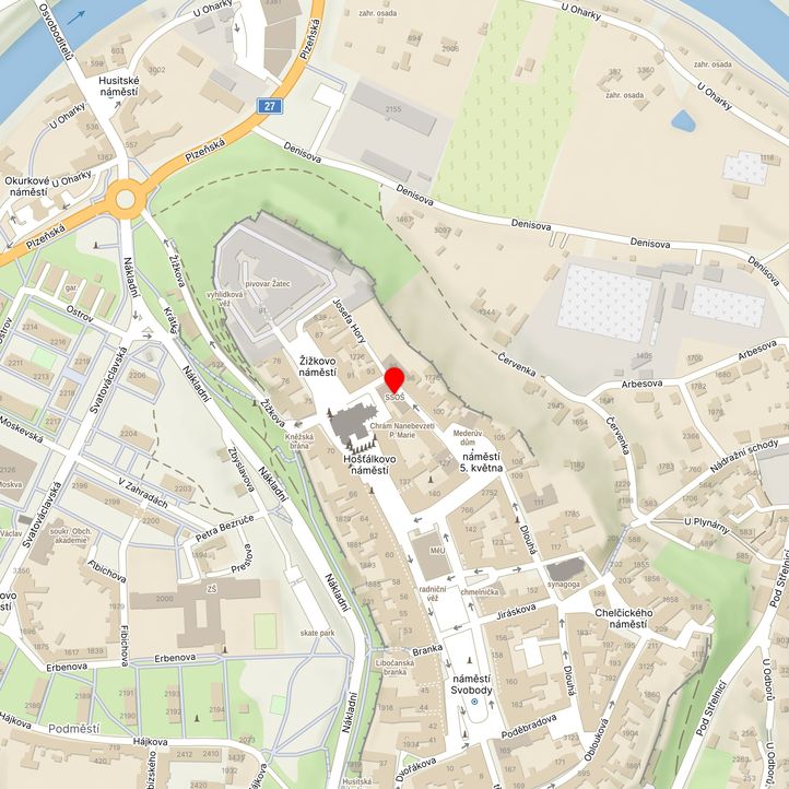 Mapa školy z Mapy.cz