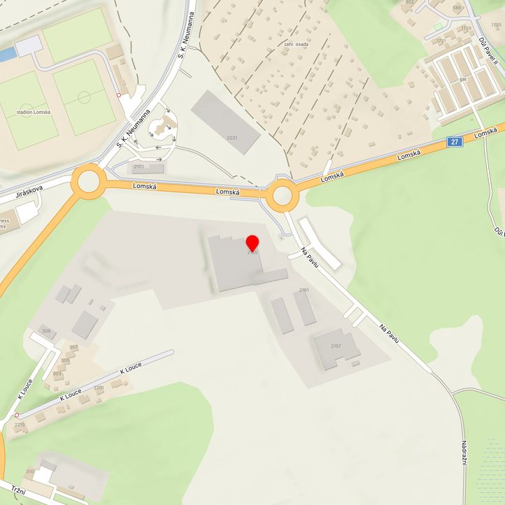 Mapa školy z Mapy.cz