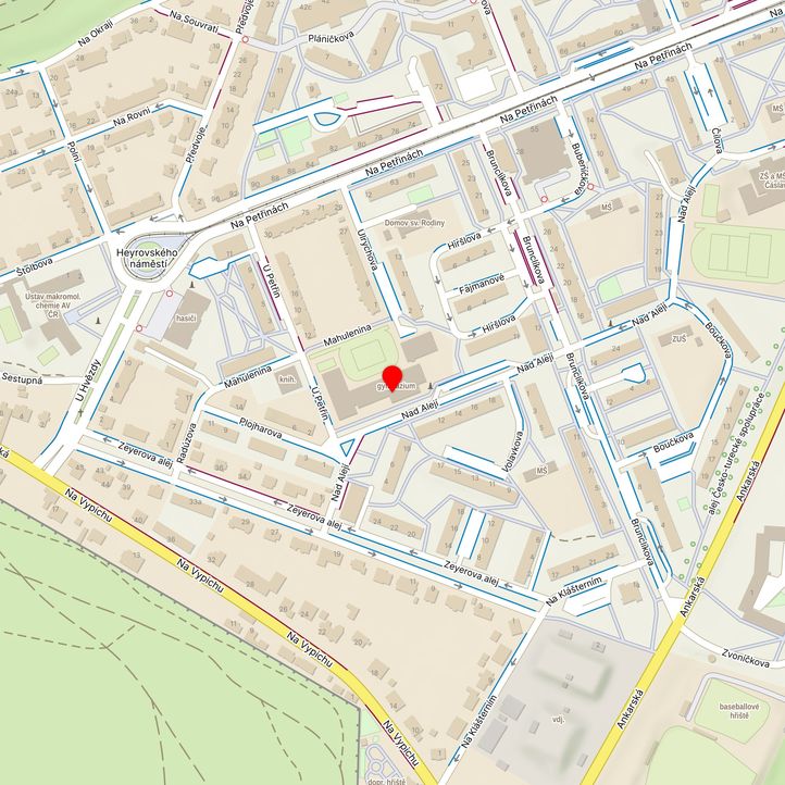 Mapa školy z Mapy.cz