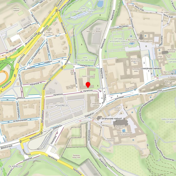 Mapa školy z Mapy.cz