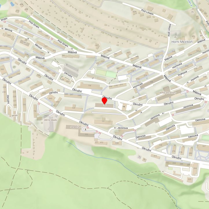 Mapa školy z Mapy.cz