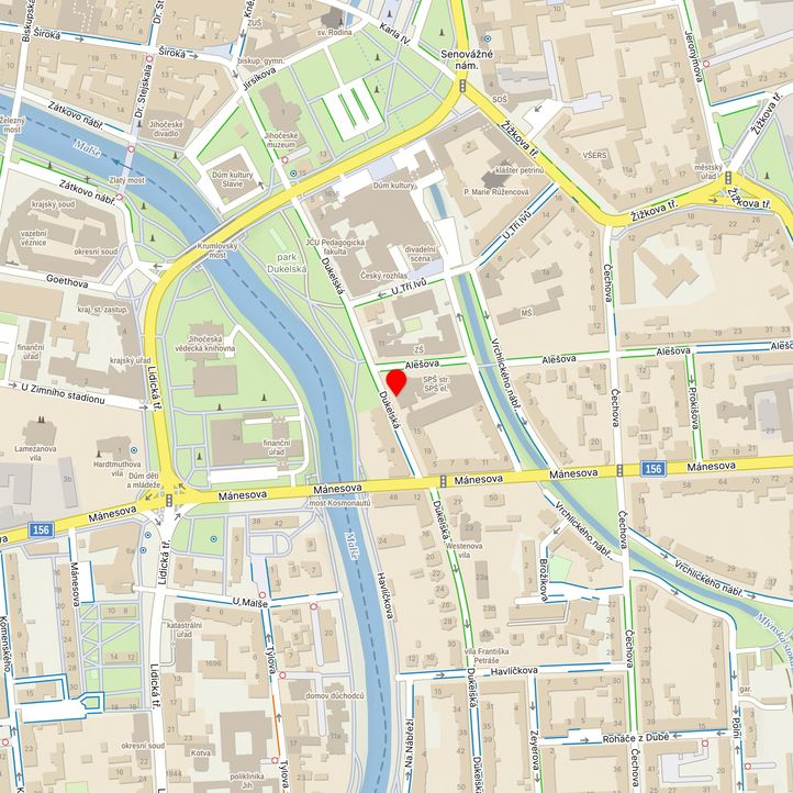 Mapa školy z Mapy.cz