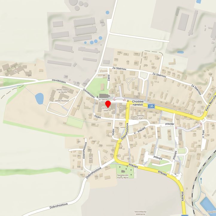 Mapa školy z Mapy.cz