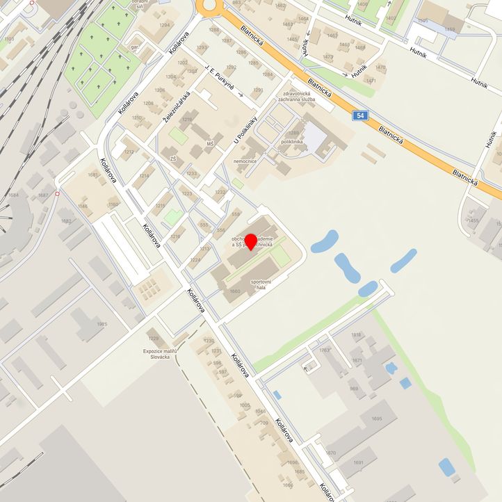 Mapa školy z Mapy.cz