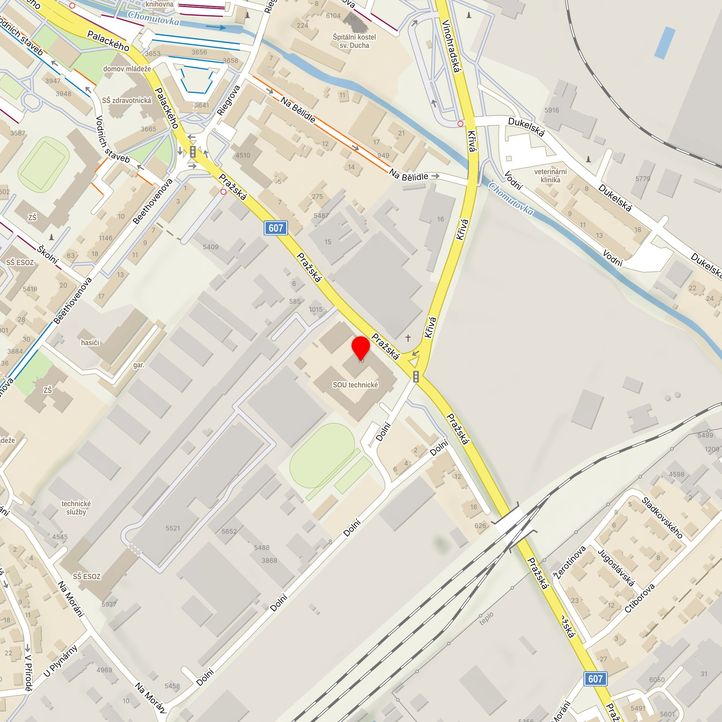 Mapa školy z Mapy.cz