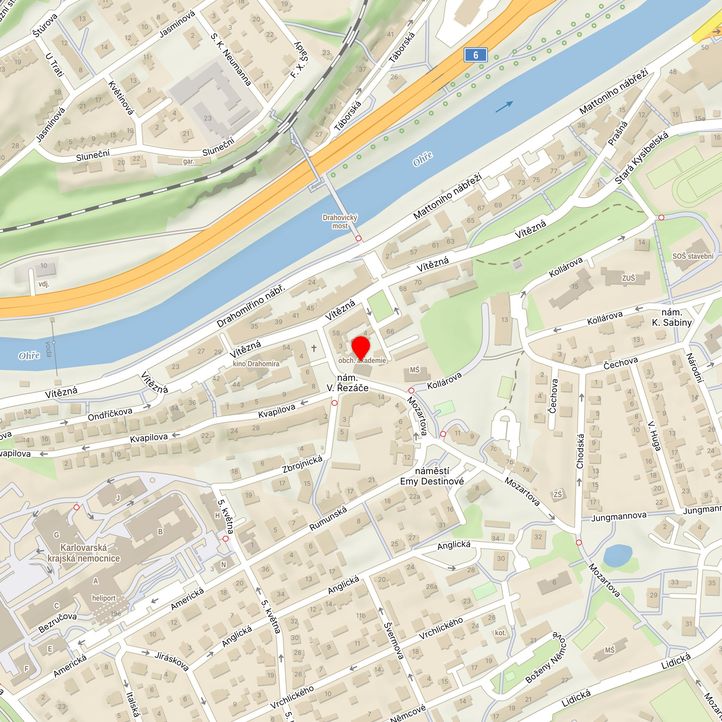 Mapa školy z Mapy.cz