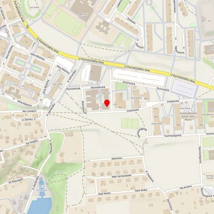 Mapa školy z Mapy.cz