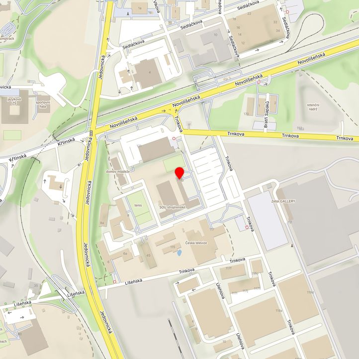 Mapa školy z Mapy.cz