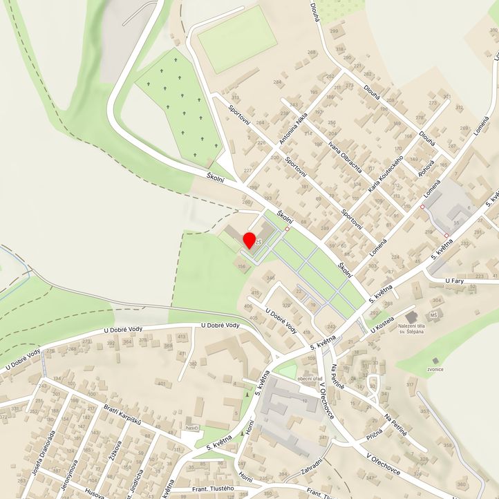 Mapa školy z Mapy.cz