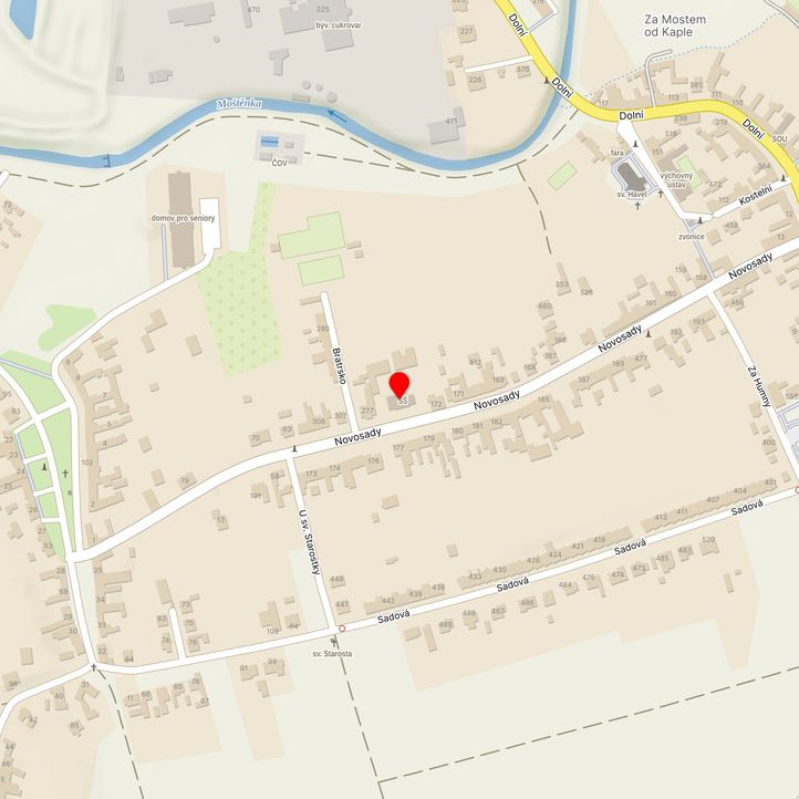 Mapa školy z Mapy.cz