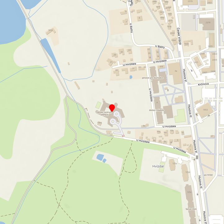 Mapa školy z Mapy.cz