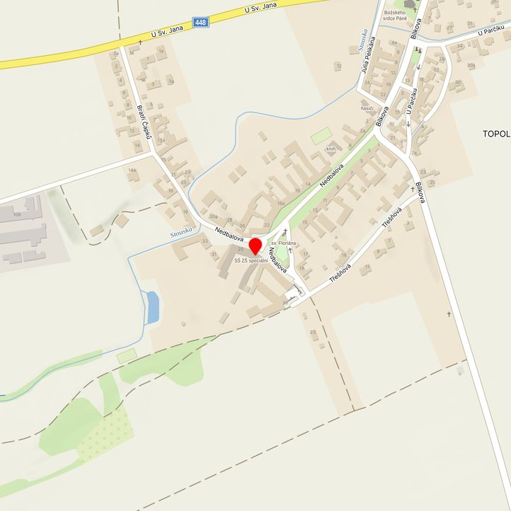 Mapa školy z Mapy.cz