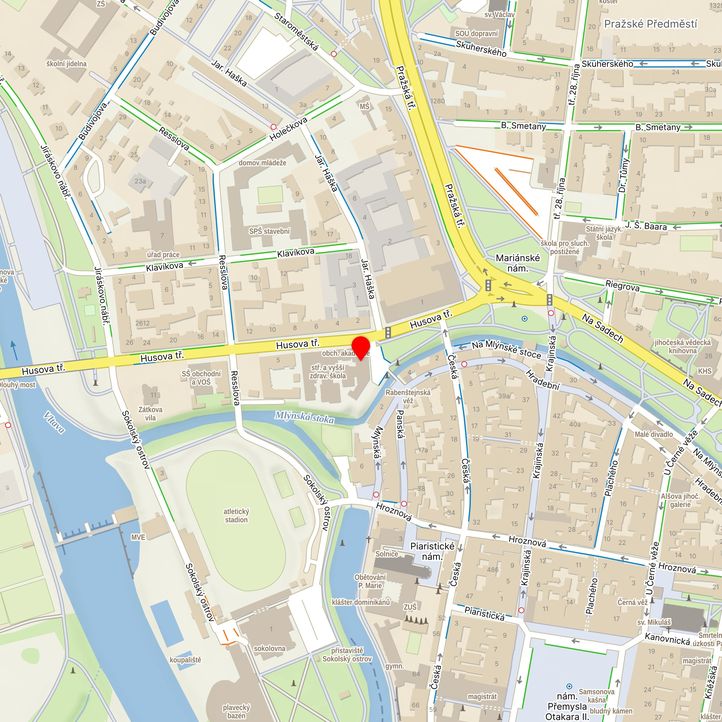 Mapa školy z Mapy.cz