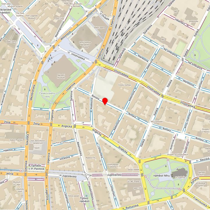 Mapa školy z Mapy.cz