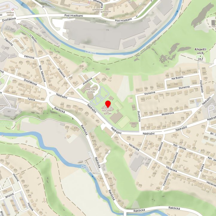 Mapa školy z Mapy.cz