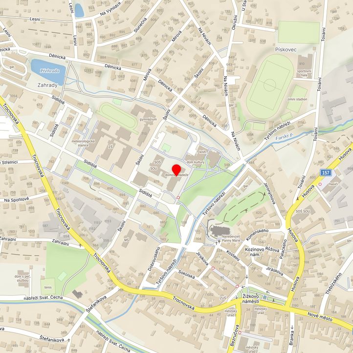 Mapa školy z Mapy.cz