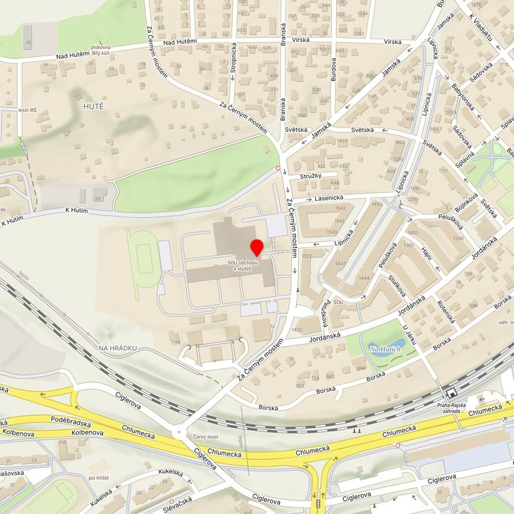 Mapa školy z Mapy.cz