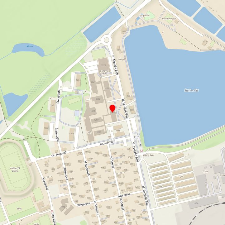 Mapa školy z Mapy.cz