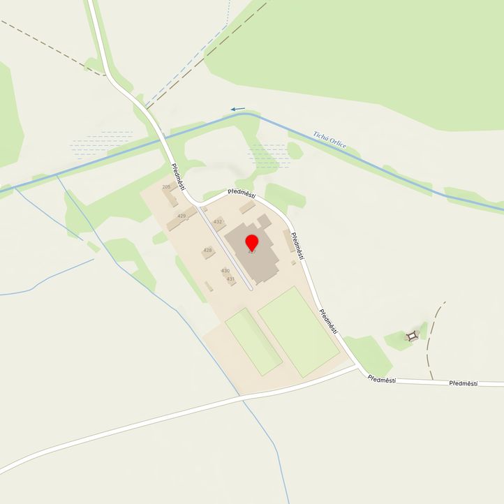 Mapa školy z Mapy.cz