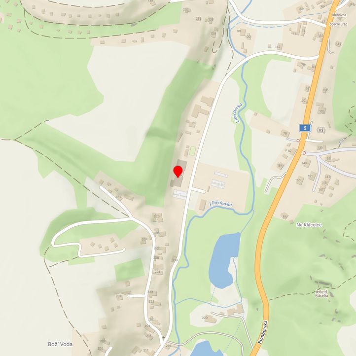 Mapa školy z Mapy.cz