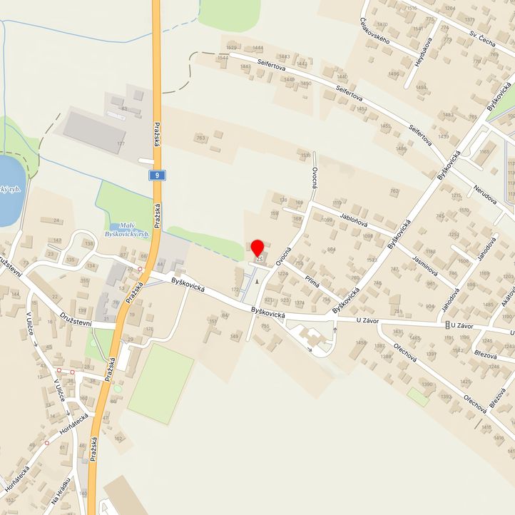 Mapa školy z Mapy.cz