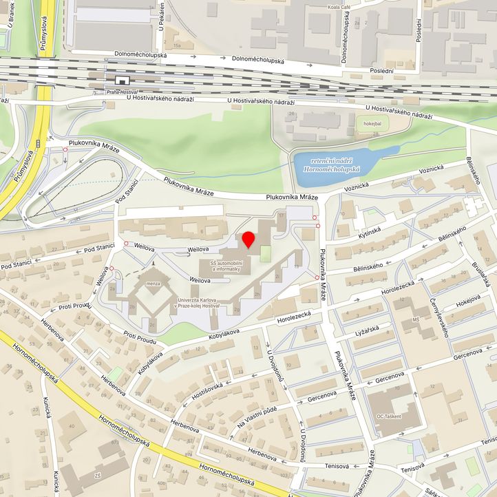 Mapa školy z Mapy.cz