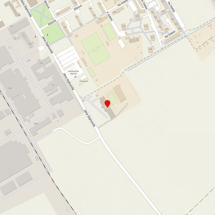 Mapa školy z Mapy.cz