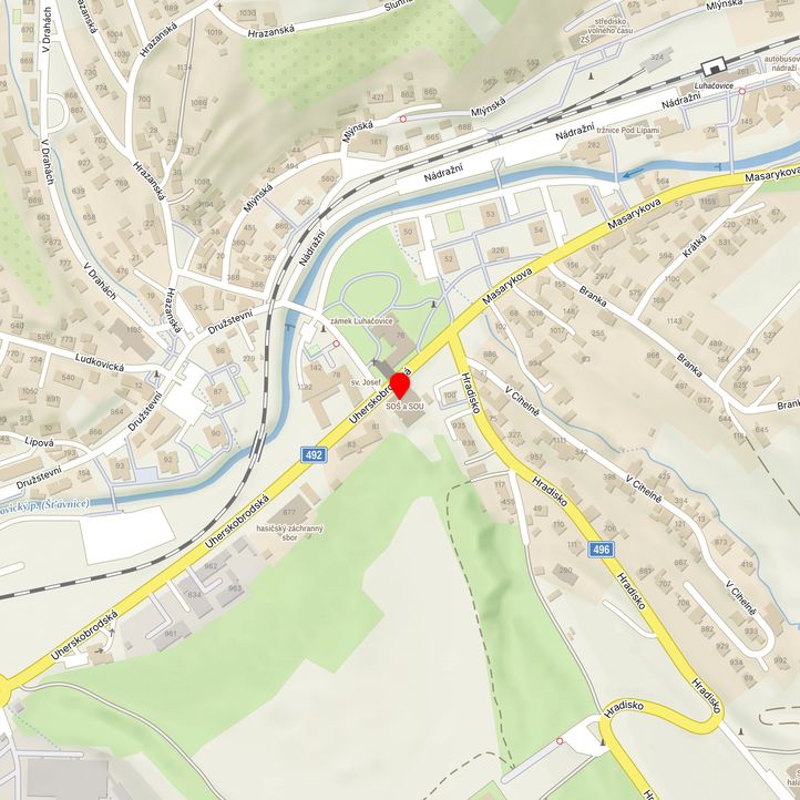 Mapa školy z Mapy.cz